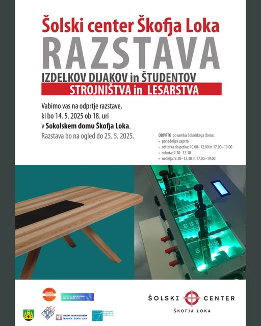Razstava izdelkov dijakov in študentov